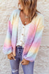 'Fiametta' Multicolour Drop Shoulder Cardigan - Celes Fashion